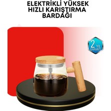 Uravas Store Ip6 Su Geçirmez Şarjlı Kupa – 3D Karıştırma, Sabit Sıcaklık, 400 ml