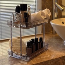 Düzenleyici Organizer Banyo Rafı (Duman Gri)