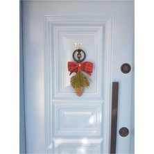 Özgürce 3'lü Kozalak Kapı Süsü, Ev Dekoru ve Yılbaşı Süsü Seti