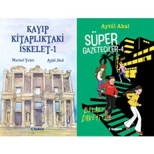 Tudem Yayın Grubu Kayıp Kitaplıktaki Iskelet - 1 ve Süper Gazeteciler 4 Belalı Davetiye (Mavisel Yener - Aytül Akal)