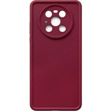 Fenza Huawei Mate 40 Pro Uyumlu Bordo Renkli Mat Silikon Telefon Kılıfı