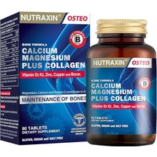 Bone Formula Calcium Magnesium + Collagen – 90 Tablet: Tip I Kolajen, Kalsiyum, D Vitamini, Magnezyum, Çinko & Bakır Içeren Kemik Destek Takviyesi