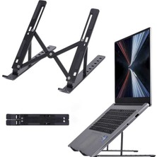 Handanca Kaydırmaz 7 Kademeli Ayarlanabilir Laptop Macbook Notebook Yükseltici Soğutucu Sert Plastik Stand