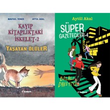 Tudem Yayın Grubu Kayıp Kitaplıktaki Iskelet - 2 Yaşayan Ölüler ve Süper Gazeteciler 4 Belalı Davetiye (Mavisel Yener - Aytül Akal)
