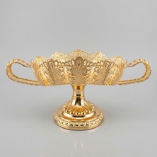 Ceyyiz Gold Kristal Taşlı Ayaklı Gondol Çikolatalık LKM-289