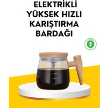 Uravas Store Mey Ithalat® USB Şarjlı Akıllı Karıştırıcı Kupa – Isıtma Altlıklı, Ip6 Su Geçirmez