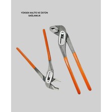 Prativas Ayarlanabilir Kurbağacık Pense Boru Anahtarı Çelik Malzeme - PRTHBY1489-6466