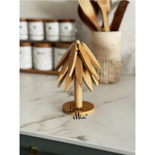 Özgürce Bambu Nihale Seti 3’lü, Dekoratif Isıya Dayanıklı Servis Altlığı Seti