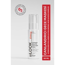 Collagen Boost Gece Maskesi 50 ml – Kolajen & Hyaluronik Asit ile Yoğun Nem