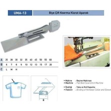 Apr Apere Biye Çift Kıvırma Klorat (Etek) Apara 25X7MM / Apr 13-R