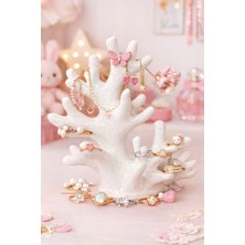 Özgürce Ağaç Şeklinde Takı ve Yüzük Organizer, Dekoratif ve Pratik Stand