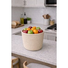 Özgürce Çok Amaçlı Dekoratif Sepet, 20X20 Cm, Şık ve Fonksiyonel Organizer