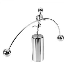 Özgürce Newton Denge Adam Sarkaç Salıncağı, Ofis ve Ev Dekoratif Biblo