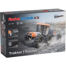 Sinerjim Fischertechnik Traktör Yapım Oyuncağı 58 Parça