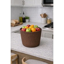 Özgürce Çok Amaçlı Dekoratif Sepet, 20X20 Cm, Şık ve Kullanışlı Organizer