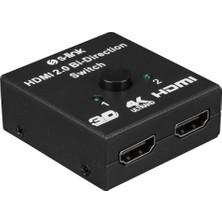 Prativas S-Link SL-LU613 2 Port HDMI Çift Yönlü Switch ve SPLITTER(1923) - PRTHBY8200-7077