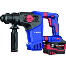 Exen En 436 Pm 21V 6AH Kömürsüz Şarjlı Kırıcı-Delici Matkap 26 mm Yüksek Tork Özellikli
