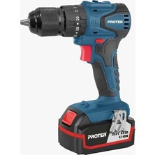 Proter Pst 544 Bl 4.0 Ah 20 V Li-Ion Pil 2 Vts. Darbeli Kömürsüz Şarjlı Matkap