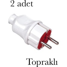 Mons Topraklı Erkek Fiş Horoz Elektrik Topraklı Erkek Fiş Fırın Buzdolabı Makina