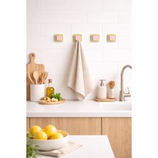 Özgürce Kendinden Yapışkanlı Dekoratif Duvar Askısı 4'lü Set