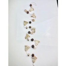 Özgürce El Yapımı Dekoratif Garland, Kapı Süsü, Doğal ve Şık 150CM