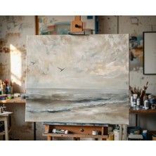 Nurşahın Resimleri El Yapımı Deniz Kanvas Tablo