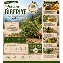 Macc Doğal Biberiye 100 gr / 250 gr | Uludağ Eteklerinden Taze Toplanır | Katkısız Aromatik Biberiye