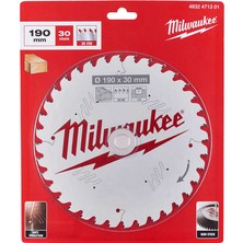 Milwaukee 190X30MM 24 Diş Sunta Kesme Testeresi