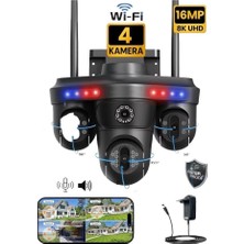 Avenir AV-S316X 10X Optik Zoomlu 4 Kameralı 16MP 3 Ptz Dönebilen Wifi Sesli Kamera