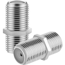 BK Teknoloji F Tipi Dişi-Dişi Koaksiyel Uydu Kablosu Uzatma Adaptörü Rg6 Uyumlu (5 Adet)