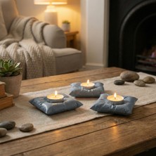 Özgürce El Yapımı Premium Tealight Mumluklar – Modern Dekorasyon ve Masa Aksesuarı