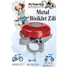 Artlantis Metal Bisiklet Zili 1 Adet Scooter Zili Denge Zili Alümünyum Bisiklet Zili Bisiklet Süsü Korna Aksesuar