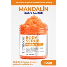 Dermocos Mandalina Body Scrub 400G – Cildi Arındıran, Canlandırıcı ve Nemlendirici Tuzlu Vücut Peelingi