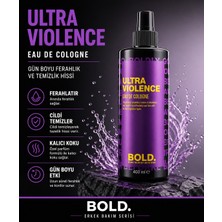Bold Ultra Vıolence Eau De Kolonya Cildi Temizleyerek Tazelik Hissi Verir Parfümlü Kolonya 400 ml
