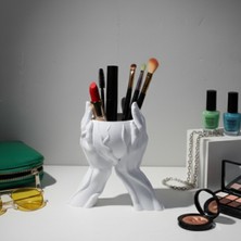 Özgürce El Tasarımlı Dekoratif Çok Amaçlı Saksı ve Organizer 15X15 cm