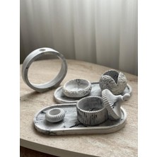 Özgürce El Yapımı Dekoratif Sunum ve Ev Aksesuarı Seti, Çok Parçalı, Modern Tasarım