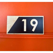 Özgürce Ahşap Kapı Numarası, Dekoratif ve Şık Oda Numarası Tasarımı