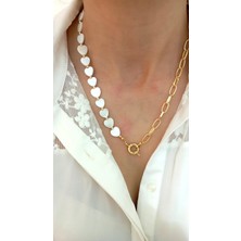 Nergis Collection Altın Kaplama Sedef Kolye