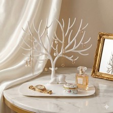 Özgürce Geyik Tasarımlı Takı Standı, Dekoratif Kolye, Küpe ve Yüzük Organizeri