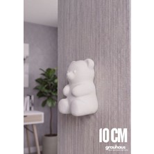 Özgürce Sevimli Ayı Gummy Bear Duvar Dekoru, Çocuk Odası ve Modern Ev Için 10 cm