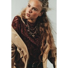Nergis Collection Kadın Tasarım Marka Model Kalpli Kolye Tasarım Kolye