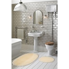 PremiumPort Lavabo ve Banyo Paspası Seti, Şık ve Konforlu Kullanım Için Ideal