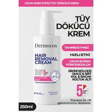 Dermocos Tüy Dökücü Krem - Tüm Cilt Tipleri Için Unisex Hızlı Etkili Tüy Dökücü 250ML