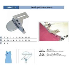 Uma Şerit Ikiye Katlama Apara 14X7MM / UMA-216