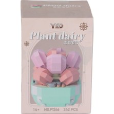 Alvera Collection P1246 Panlos Si̇mülasyon Çi̇çek Seri̇si̇ 342 Parça Block Oyuncak