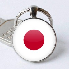 Tamgacrafts Japonya Japan Bayrağı Metal Anahtarlık Hediyelik