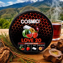 Cosmic Premium Love 20 Bitkisel Aroma– Karpuz Çilek Sakız Tutku Meyvesi