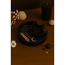 Özgürce El Yapımı Ay Yıldız Dekoratif Tabak 16X20 – Masa, Ev ve Ofis Aksesuarı