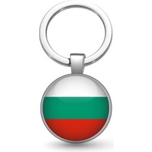 Tamgacrafts Bulgaristan Bulgaria Bayrağı Metal Anahtarlık Hediyelik