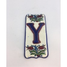 Özgürce El Boyaması Seramik Kapı Numarası ve Harfleri, Zarif ve Şık Tasarım